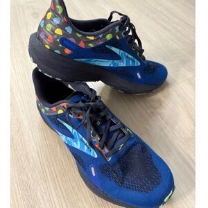 Brooks Launch 9 Womens Running Shoes Blue Polka Dot Cloud 1203731B462 Size 8